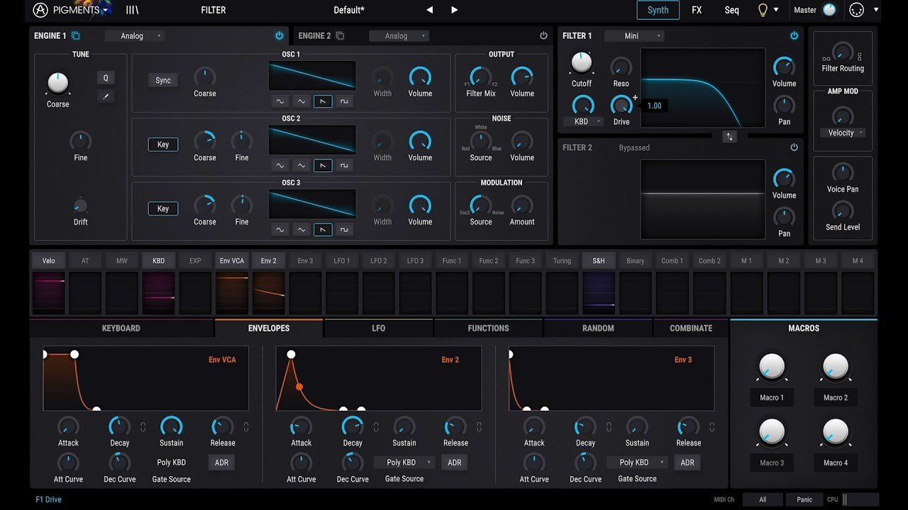 Arturia Pigments screenshot 1